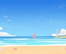 ヘッダー・背景イラスト描きます 季節を感じる背景にしてみませんか? イメージ3