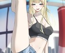 キャラクターイラスト承ります 立ち絵やアイコン、サムネイルに使用するイラストを制作します。 イメージ5