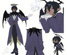 キャラクターデザインをします 中性的なキャラクター  美麗な雰囲気 イメージ1