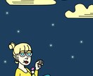 アイコン、動画用静止画描きます ポップで個性的なイラストです。 イメージ2