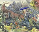 ご希望のイラストを製作致します 漫画・アニメ系イラスト,ペン画による動物や風景等のリアル画 イメージ8