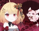 Vtuber / 配信 / 歌ってみた描きます ◆SNS・配信・動画サムネ用イラスト（ポップな背景付き） イメージ4