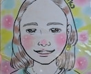心に光を灯す、優しいアナログ似顔絵を描きます 見つめるたび、心がほどける魔法のような優しさをお届けします イメージ5