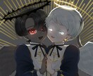 アイコン、1枚絵、立ち絵お描きします 立ち絵や、表情差分、SNS用のアイコン等様々な用途に使用可能 イメージ1