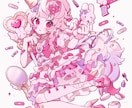 ポップで目を引くイラストを描きます グッズ等にも使えるふわふわポップな全身イラストを描きます！ イメージ7