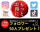 YouTube国内登録者数増やします リニューアルスタート"特別価格"50名様限定‼︎自然に イメージ2