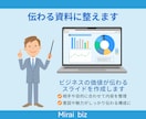 ビジネスの価値が伝わるスライドを作成します 相手や目的に合わせて整えるビジネス資料を制作 イメージ2