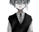 ダークな雰囲気の立ち絵お描きします TRPGなどで利用可能な立ち絵をお描きします イメージ2