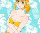 女の子のイラスト描きます SNSのアイコンなどにどうぞ。 イメージ3