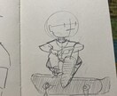 私【高校生絵描き】が素敵なアイコン描きます 手描きからおこしてパソコンで仕上げます！ミニキャラもやってる イメージ2
