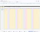 建設業向け出面帳をスプレッドシートでお渡しします スマホでも見られる。人工集計まで自動の出面管理 イメージ8