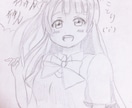 アニメキャラの希望イラストを描きます 基本白黒ですが指定して頂けましたら色を変えることができます。 イメージ2