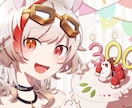 アイコンMV1枚絵をご希望のあなたにお応えします 歌みたやサムネイルも！アニメ塗りで様々な用途におすすめです！ イメージ4