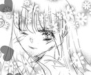漫画のような絵を描きます ふわふわ甘酸っぱい女性を書いてみました！是非見てください イメージ1