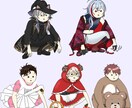 SNSのアイコンや配信等で使えるイラスト描きます 見れば見るほど癖になる表情！あなただけのやさぐれキャラ！ イメージ10