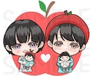 アイコンお描きします かわいいミニキャラお描きします！ イメージ1