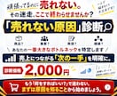 あなたの商品が売れない原因をプロが徹底診断します 商品？集客？もう迷わない！売上につながる次の一手を明確に イメージ10