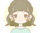 ブログ用の表情豊かなやさしいアイコンお描きします ５ポーズセットのカスタム可能なオリジナルアイコンです イメージ1