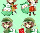 商用・二次使用OK/可愛いSDイラストを描きます オプションにて様々なご対応も可能です！ イメージ1