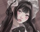 SNS用などの可愛いアイコン書きます 可愛い女の子のアイコン書きます イメージ1