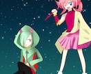 モンスターハンターの擬人化イラスト描きます モンスターハンターの擬人化なら何でも描きます イメージ1