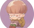 やわらかでかわいらしいSNSアイコンお描きします 童話のようなミニキャラクターになってみませんか？ イメージ1
