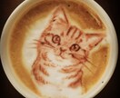 ペットや似顔絵をラテアートで描きます 丸いのでアイコンなどにもピッタリ！ イメージ2