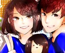SNSのアイコン向けのイラストを描きます アニメ塗りのかわいいイラストをお届けします！ イメージ9