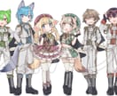 使いやすい立ち絵イラスト製作致します 特徴的なデザインが欲しい方向け イメージ10