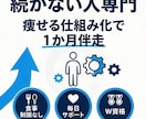 続かない人専用ダイエット仕組み化で1か月伴走します メンタル×ダイエットW資格┃何度も挫折した人でも続けられる！ イメージ1