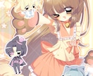 商用使用OK!萌え可愛いイラストをお描きします 平成のギャルゲのような萌え萌えイラストをご提供します♪ イメージ4
