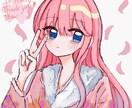 イラストをお描きします 可愛い女の子のバストアップイラストをお描き致します イメージ2