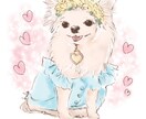 オシャレかわいくワンちゃん描きます リアルすぎないオシャレなワンちゃんを描きます イメージ1