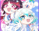 商用利用可！背景・小物込み！ミニキャラを描きます Youtube、アイコン、グッズ展開に可愛いミニキャラを♪ イメージ10
