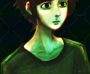 不穏な雰囲気の厚塗り人物描けます ご依頼主様の頭の中を投影させてください！ イメージ3