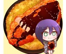 食べ物×人物のデフォルメイラスト制作します 食べ物にデフォルメなどを添えたイラストをお描きします イメージ10