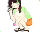 可愛いイラストお描きいたします アイコン・動画・ゲームなどの用途に合わせたイラスト イメージ2
