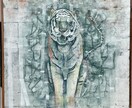 インテリアなど飾ることのできる日本画を描きます 日本画の似顔絵やイラストを飾ったりプレゼントしてみませんか！ イメージ2
