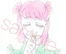 商用OKシンプルで儚げなイラスト、アイコン描きます あなたのキャラクターに優しさと儚げさを持たせます！ イメージ1