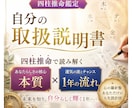 自分の取扱説明書　四柱推命で本質と1年を読みます 知りたいテーマを選べる、あなただけの総合鑑定書 イメージ1