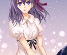 キラキラした女の子の可愛いイラスト描きます 壁紙やロック画面、切り取ってアイコンにも使える!! イメージ5