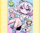 グッズの見栄えバツグンなイラスト描きます サムネイルや動画配信やSNS活動にも使えます イメージ5