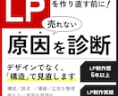 成果が出ないLPを改善診断します 作り直す前に、直すべき点を明確に イメージ1