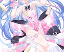 かわいいイラストお描きします Vtuber用立ち絵/歌ってみた/アイコン作成/壁紙など イメージ8