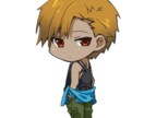 イラスト立ち絵アイコンヘッダー作成などやります SDや等身の高いキャラクターイラストが必要な方へ イメージ7