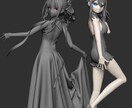 フィギュア用原型データ作ります スピード重視でイラストからも写真からもOK! イメージ3