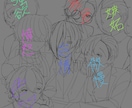 リアル、アニメチックのイラストを描きます 暗く淡いがどこか明るい雰囲気があります イメージ9