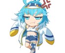 アイコン・スタンプ用ミニキャライラスト制作します あなたの活動を彩るミニキャライラスト制作いたします！ イメージ3