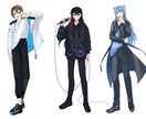 キャラクターイラストお描きします アイコンイラストから一枚絵まで イメージ5