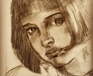 かわいいイラスト描きます モノトーンデッサンが好きな方へ。数食までなら着彩可能です。 イメージ7